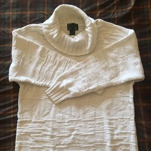 Tunic length sweater